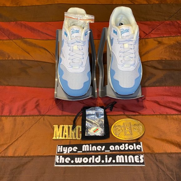 NEW Nike Air Max 1 Patta Waves Noise 'Aqua' w/ Bracelet - 4